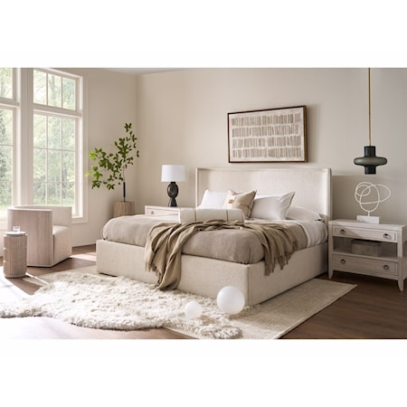 Owen Queen Upholstered Storage Bed