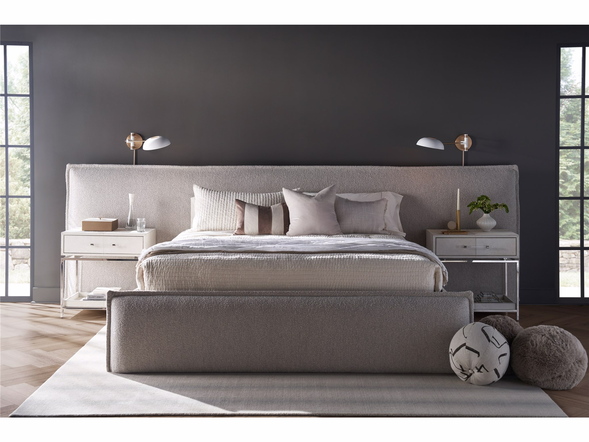 Lux King Upholstered Wall Bed