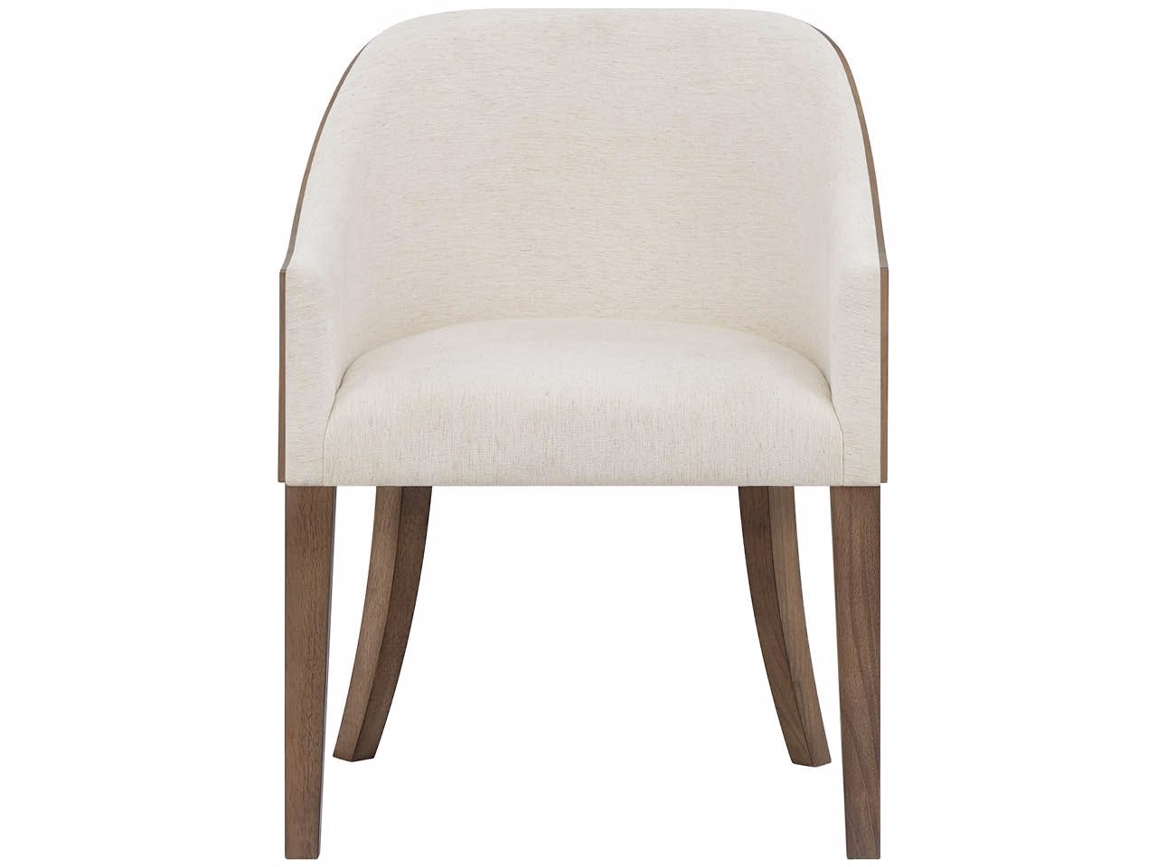 Upholstered Barrel-Back Dining Chair