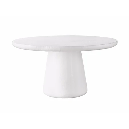 Truffle Mid-Century Modern Round Dining Table