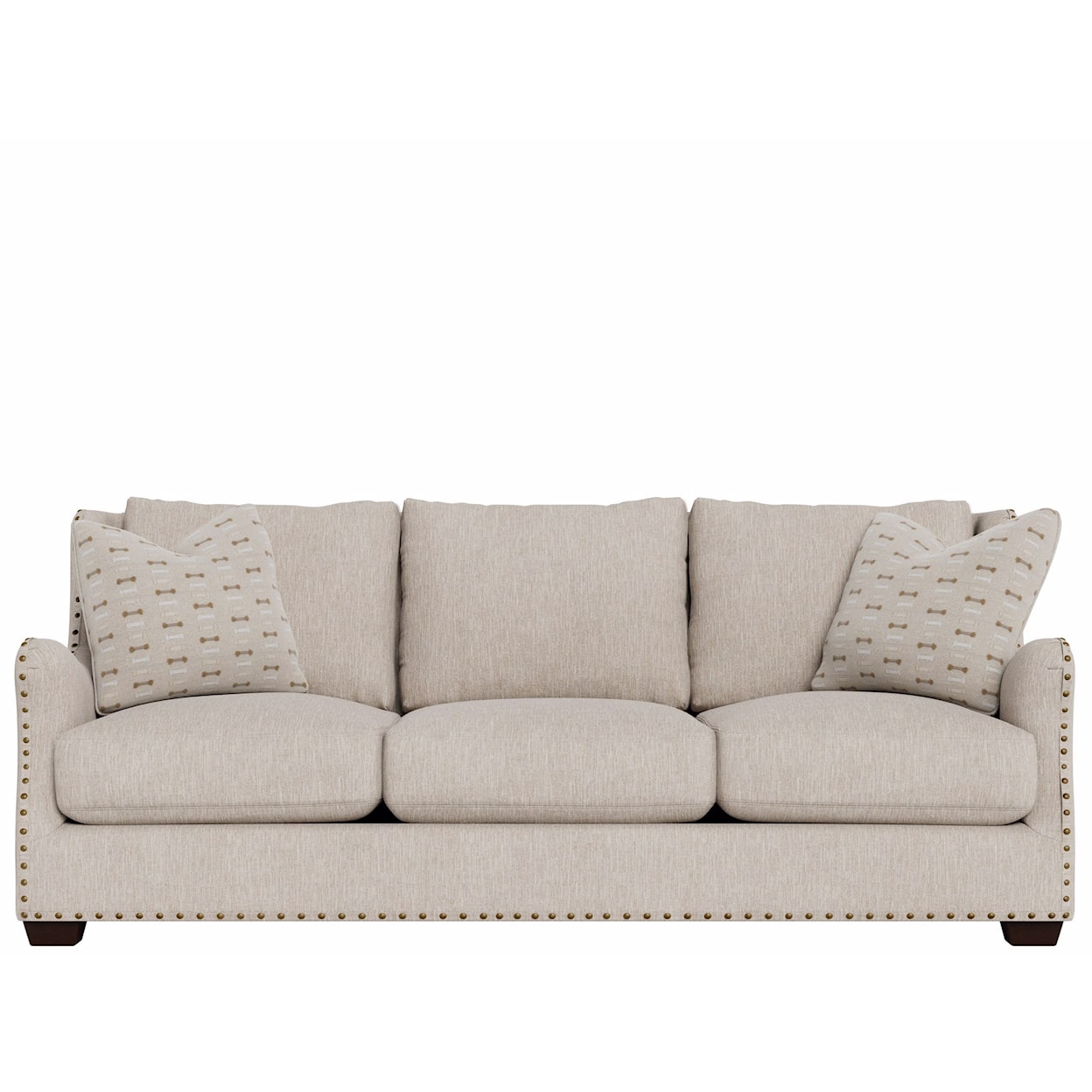 Universal Connor Transitional Sofa with Nail-Head Trim