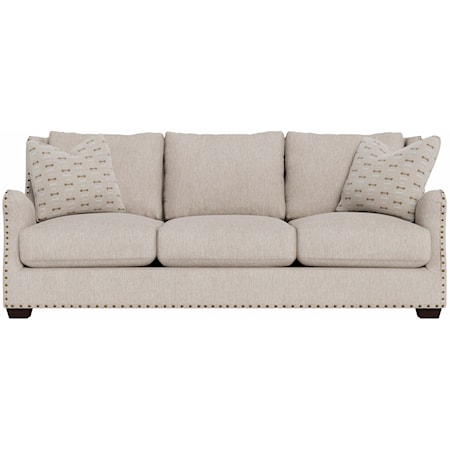 Transitional Sofa with Nail-Head Trim