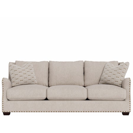 Transitional Sofa with Nail-Head Trim