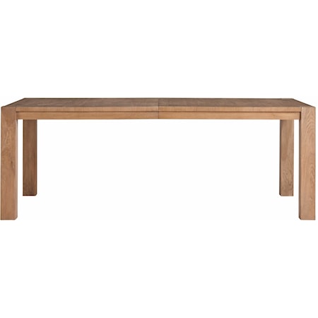 Coastal Rectangular Dining Table with Leaf Extensions
