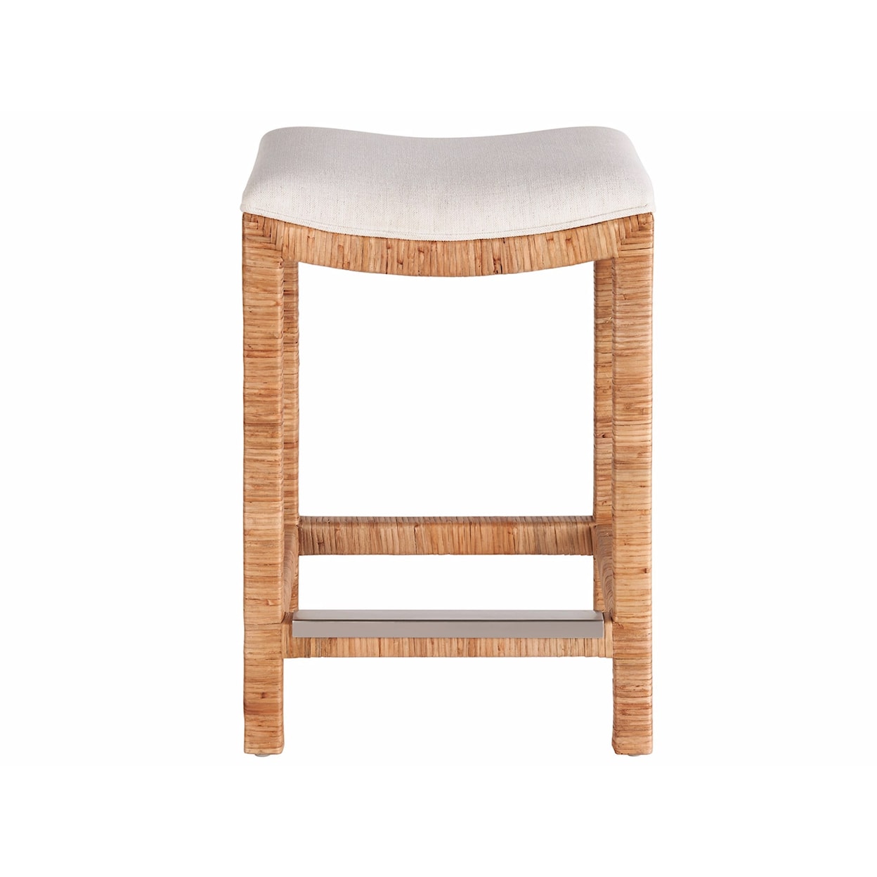 Universal Weekender Coastal Living Home Collection Rattan Console Stool
