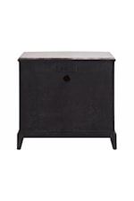 Universal COALESCE Contemporary 3-Drawer Nightstand with USB Ports