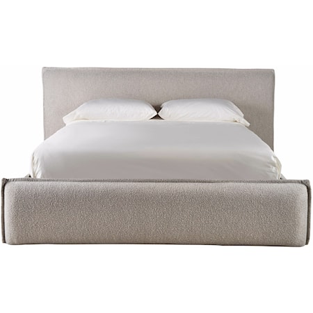 Contemporary Upholstered King Bed