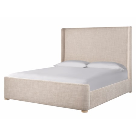 Queen High Panel Bed