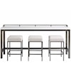 Universal Curated Table with Stools