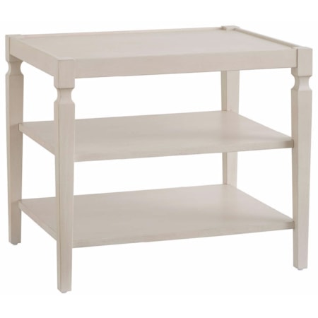 2-Shelf End Table