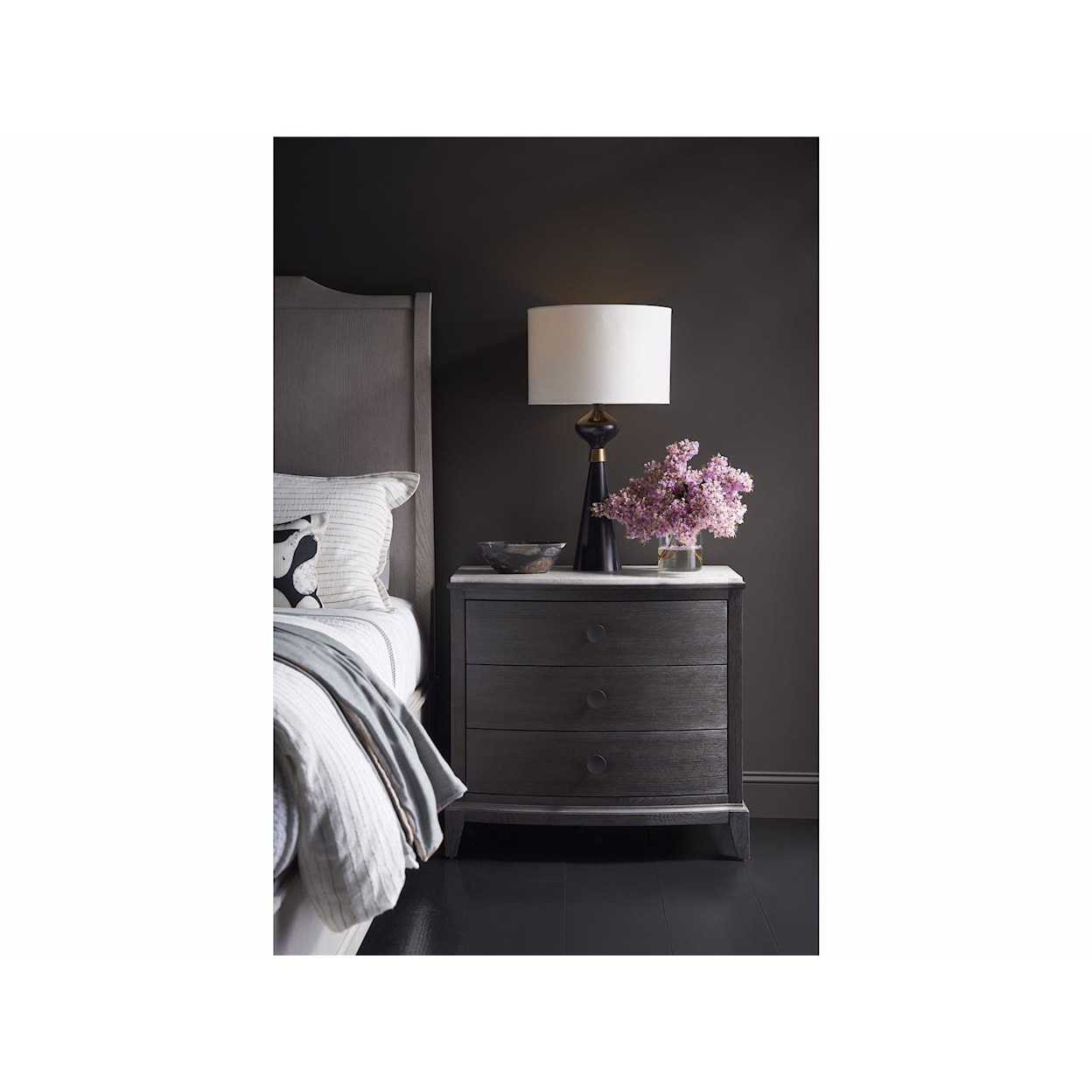 Universal COALESCE 3-Drawer Nightstand