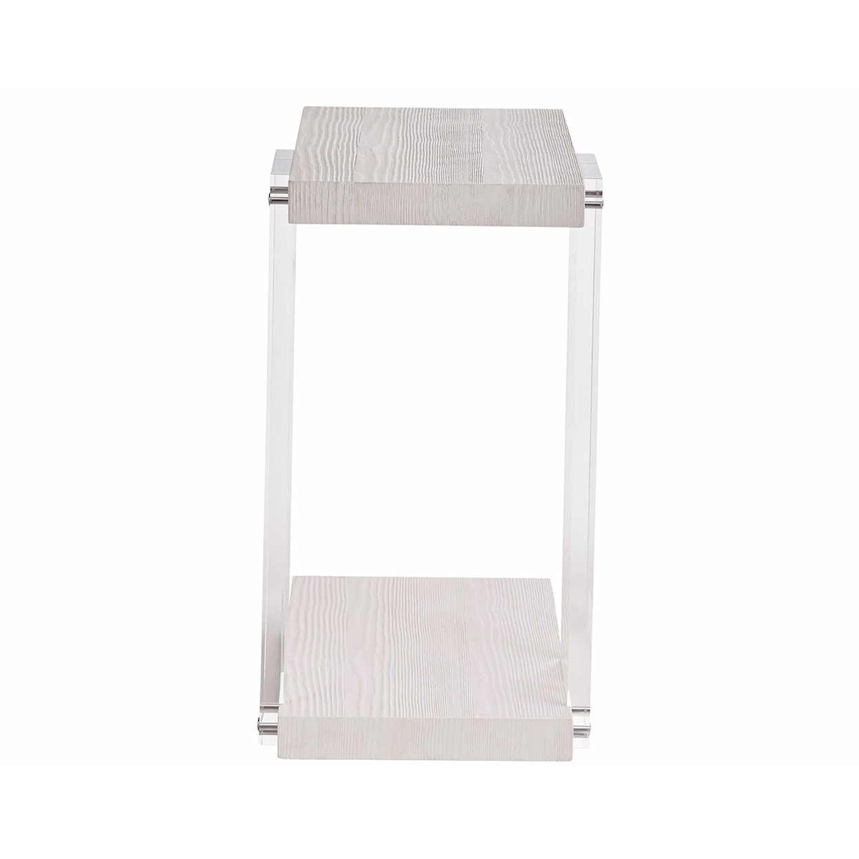 Universal Weekender Coastal Living Home Collection Accent Table with Acrylic Side Panels