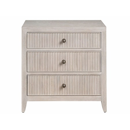 Carmen Three Drawer Nightstand