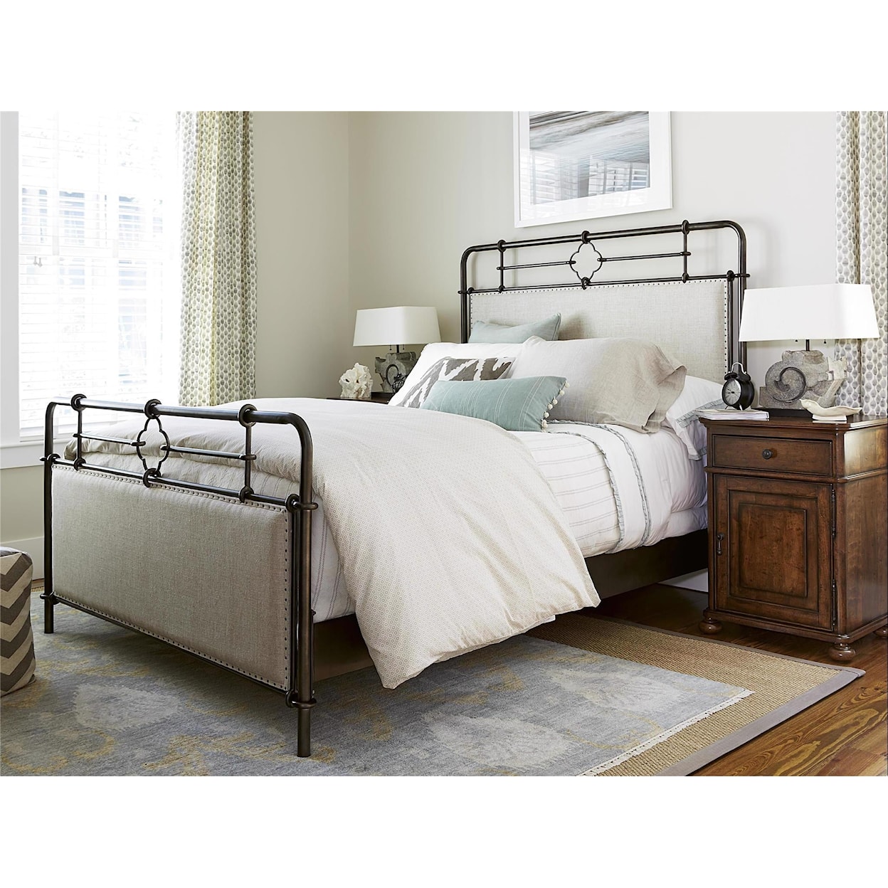 Universal Curated Upholstered Queen Bed