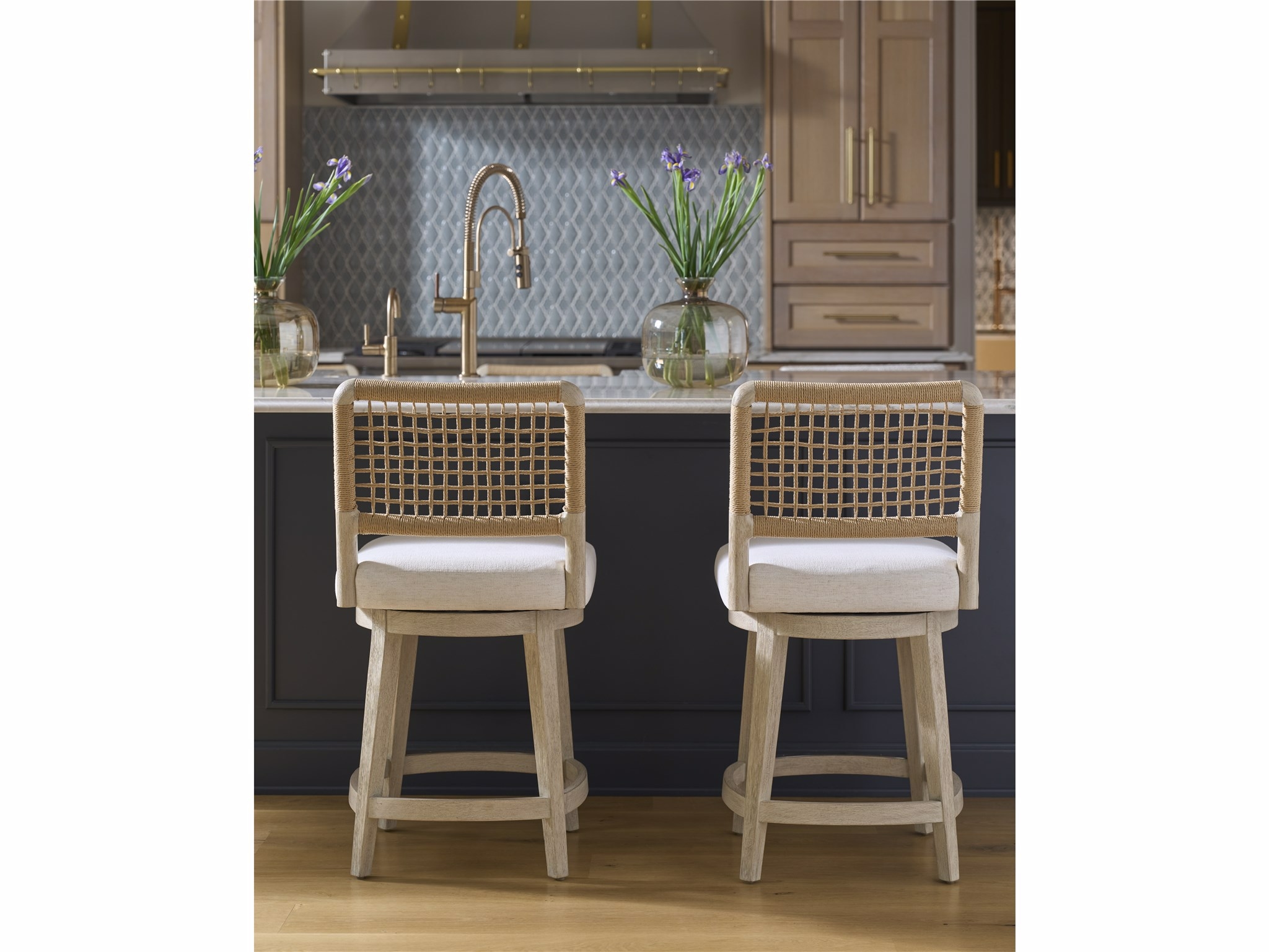 O'Connor Designs Oasis - Coastal Living Home Collection Swivel Counter Stool