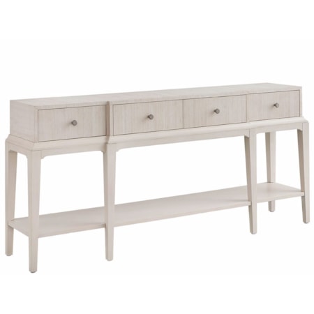 4-Drawer Console Table