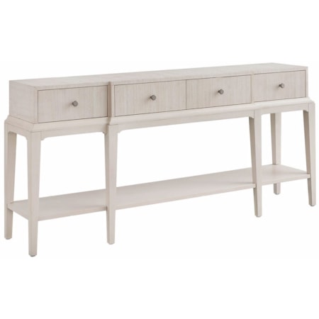 4-Drawer Console Table