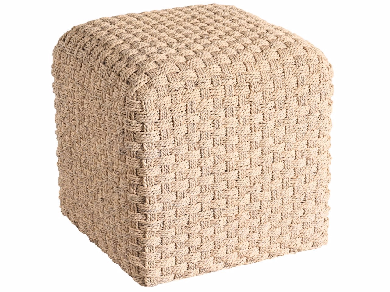 Woven Pouf