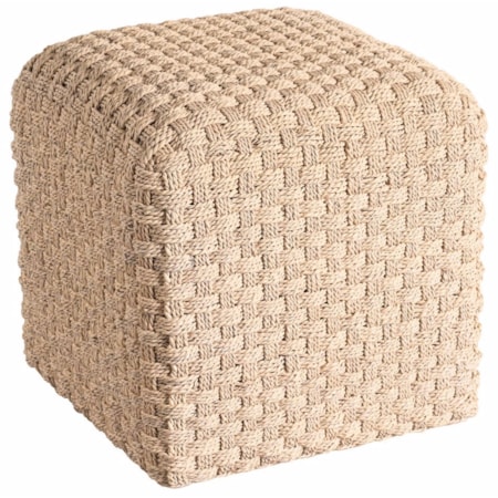 Woven Pouf