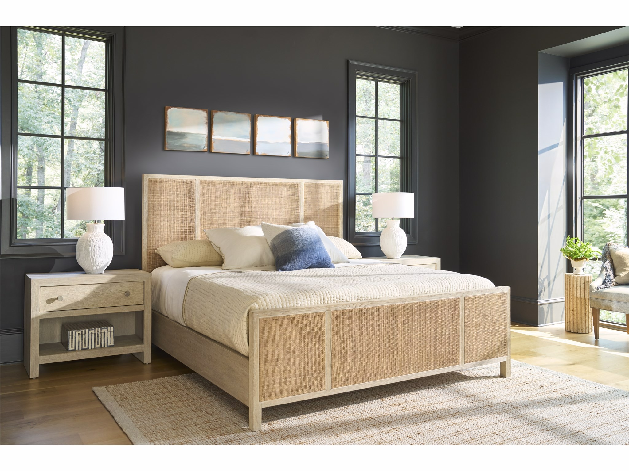 O'Connor Designs Oasis - Coastal Living Home Collection Queen Panel Bed