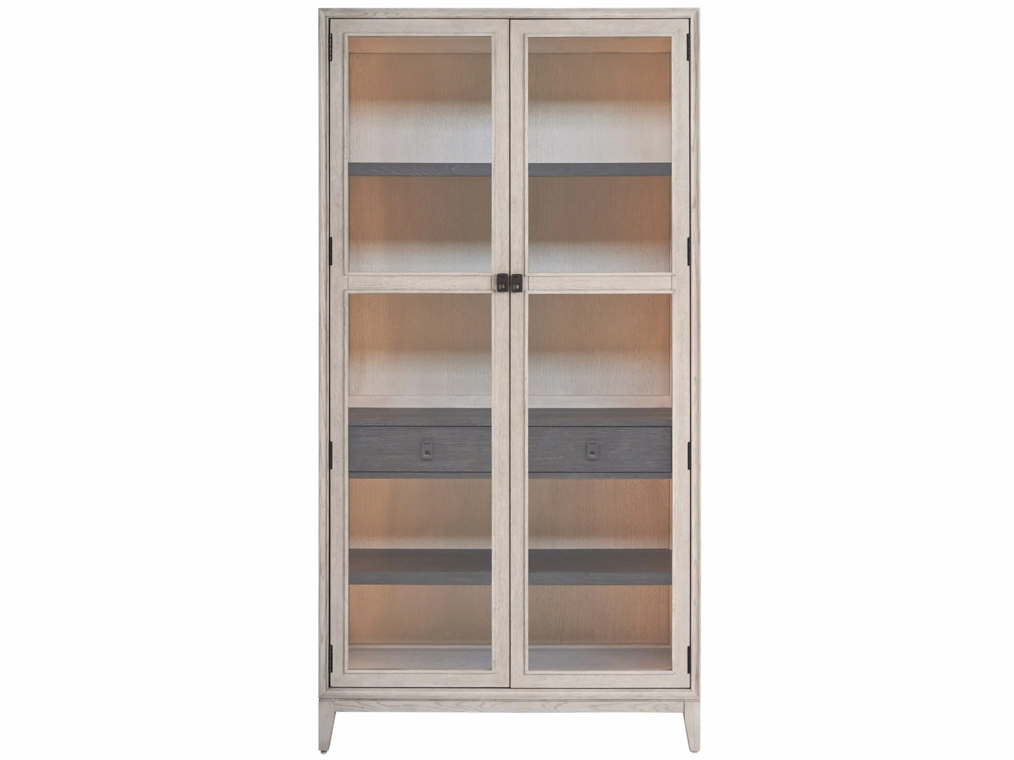 Universal COALESCE U301675 Contemporary 2-Door Display Cabinet with ...