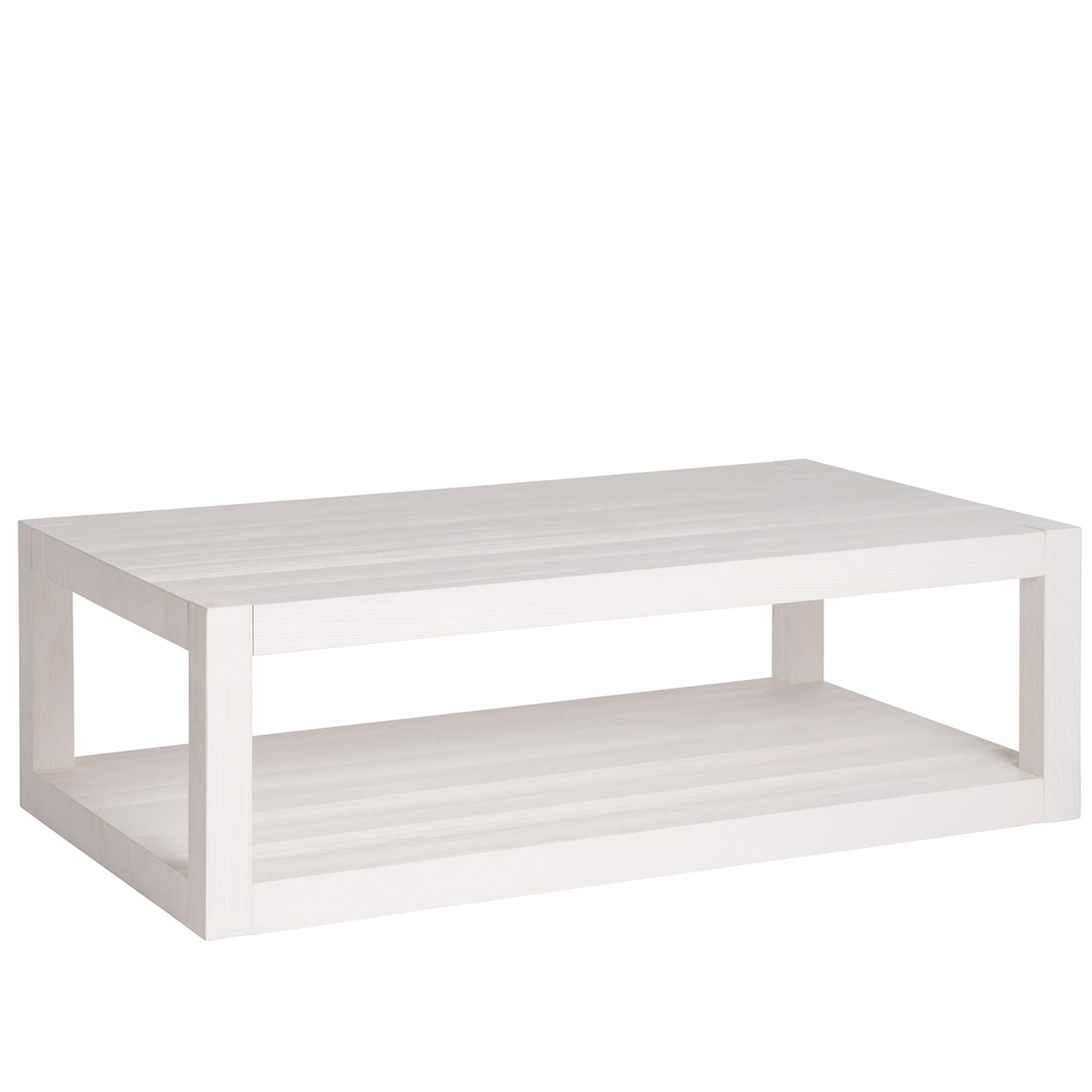 Universal Weekender Coastal Living Home Collection Cocktail Table with Lower Storage Shelf