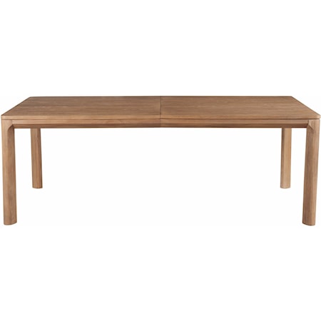 Contemporary Dining Table with Extension Leaves