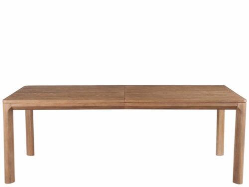 Contemporary Dining Table with Extension Leaves