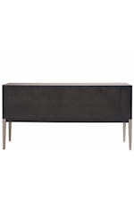 Universal COALESCE Contemporary Upholstered Bench with Tufting & Metal Base