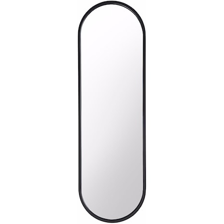 Contemporary Oval Silhouette Mirror