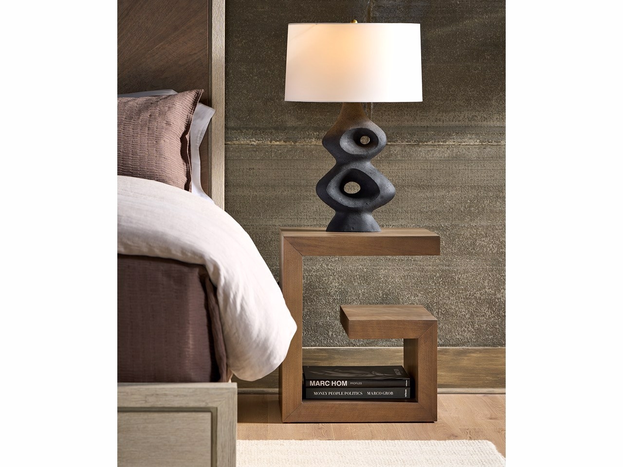 O'Connor Designs Modern- Mist & Veil Bedside Table