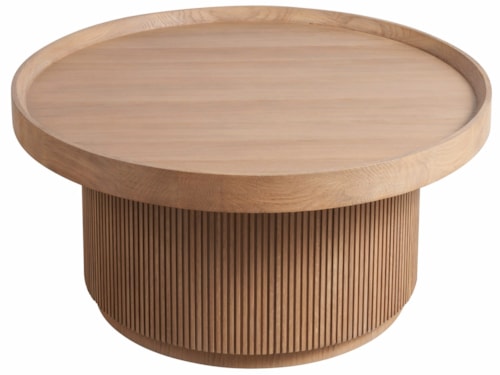 Contemporary Round Cocktail Table
