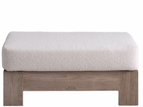 Coastal Outdoor Rectangular Ottoman