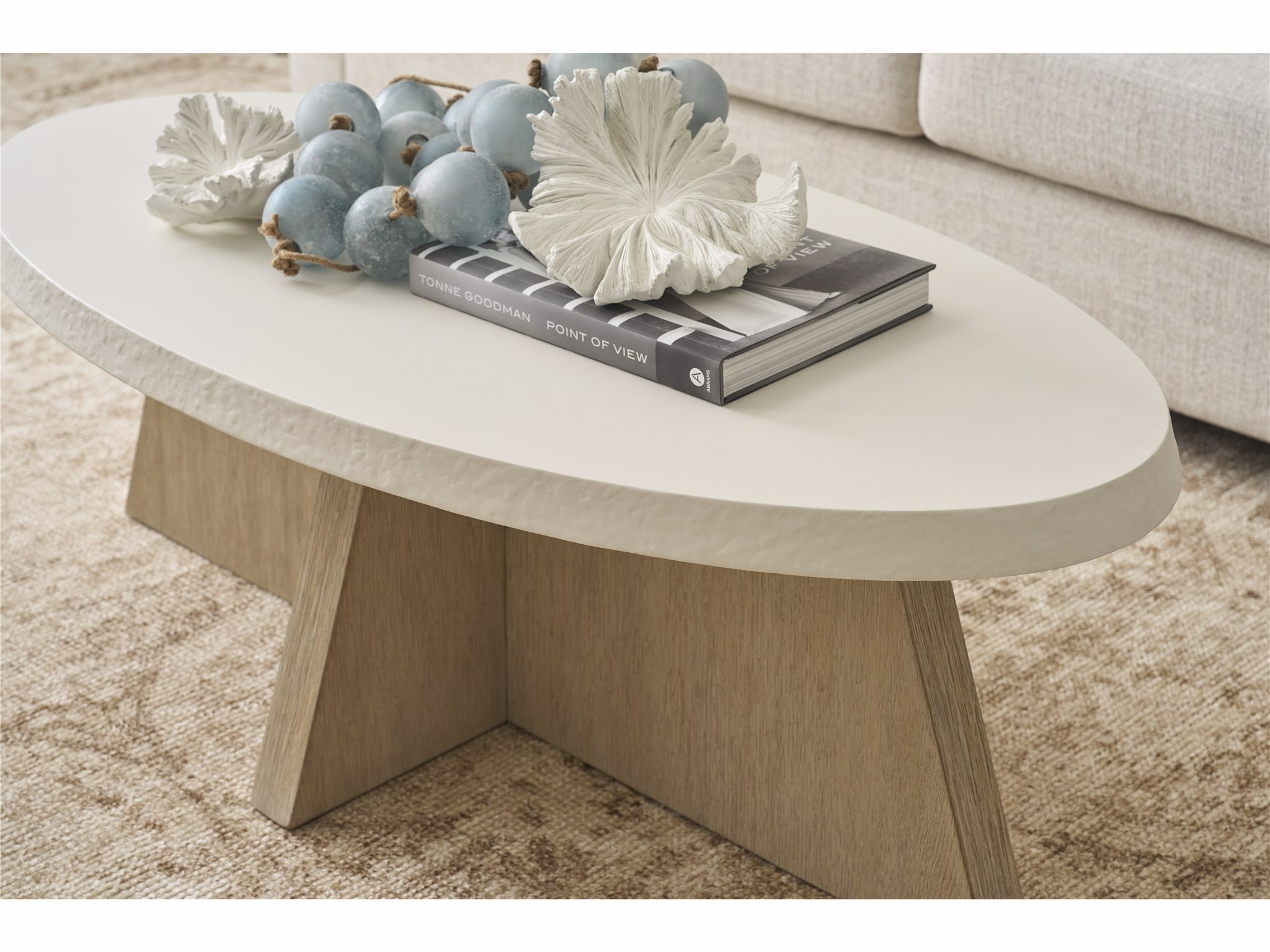 O'Connor Designs Oasis - Coastal Living Home Collection Oval Cocktail Table