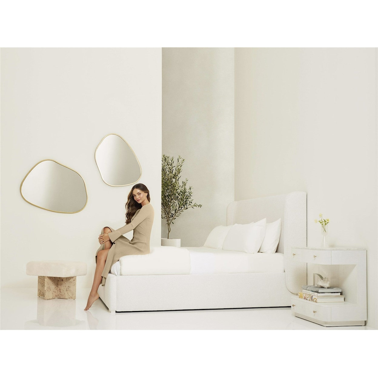 Universal Tranquility - Miranda Kerr Home Upholstered Bed Queen