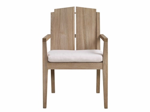 Coastal Outdoor Dining Arm Chair