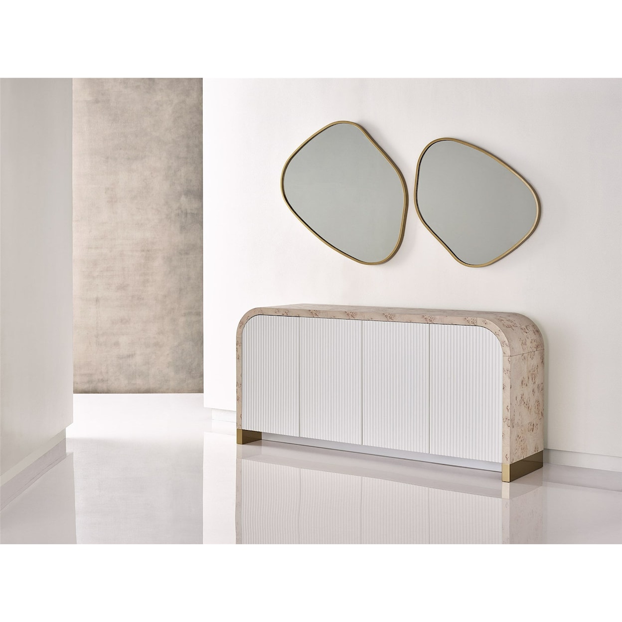 Universal Tranquility - Miranda Kerr Home Gallett Accent Mirror Small