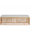 Universal Getaway Coastal Living Home Rattan Bench