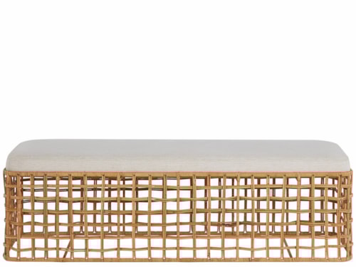 Getaway Rattan Bench