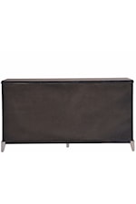 Universal COALESCE Contemporary Upholstered King Panel Bed with Low-Profile Footboard