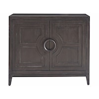 Contemporary 2-Door Accent Chest with Concealed Storage