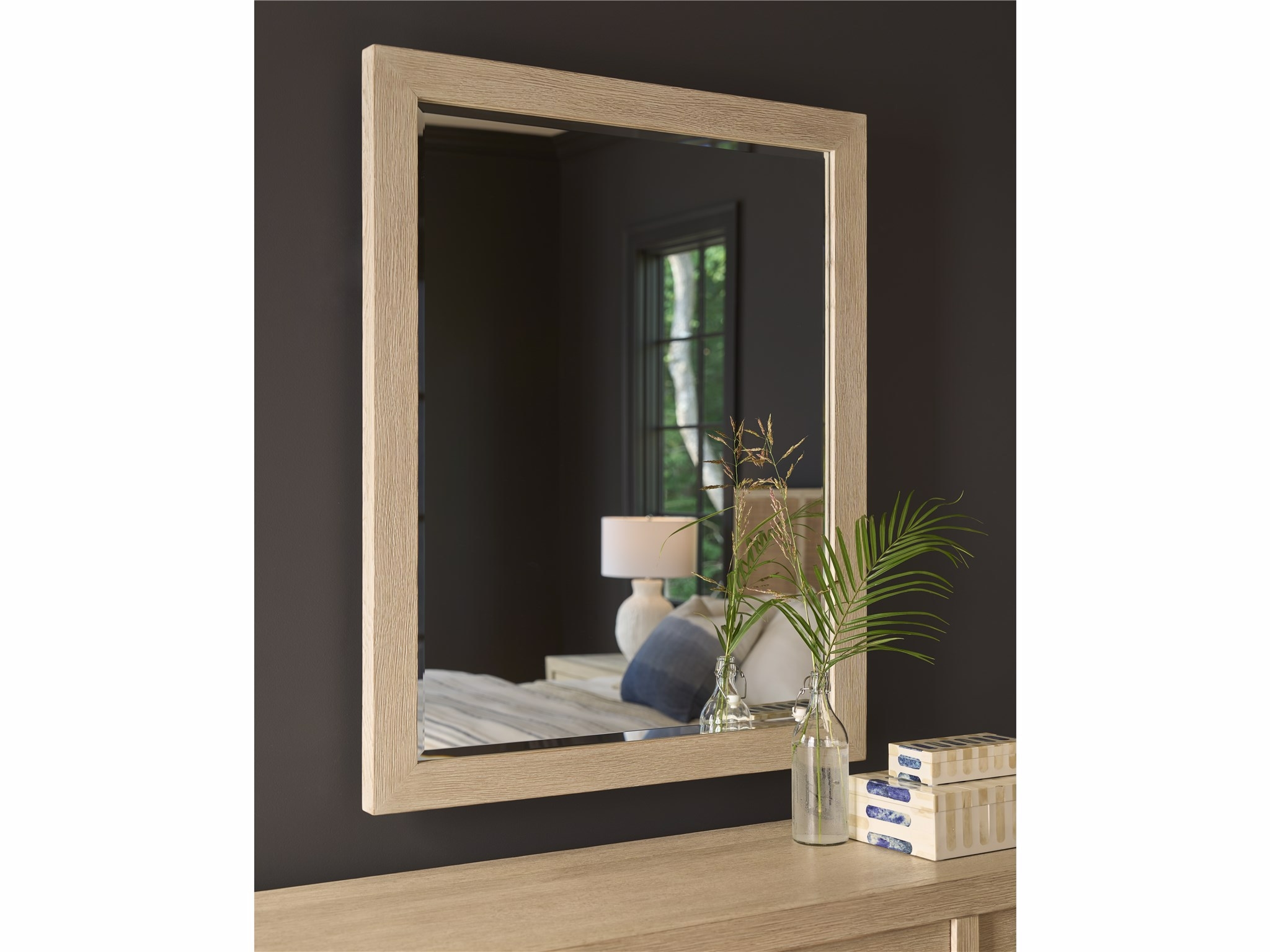 Mirror with Wood Frame