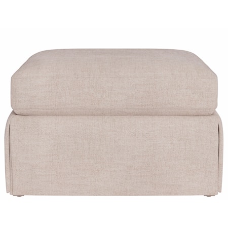 Hudson Skirted Petite Ottoman