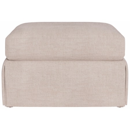 Hudson Skirted Petite Ottoman