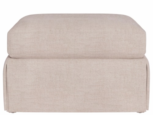 Hudson Skirted Petite Ottoman