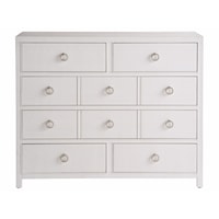 Coastal 6-Drawer Dresser with Soft-Close Drawers