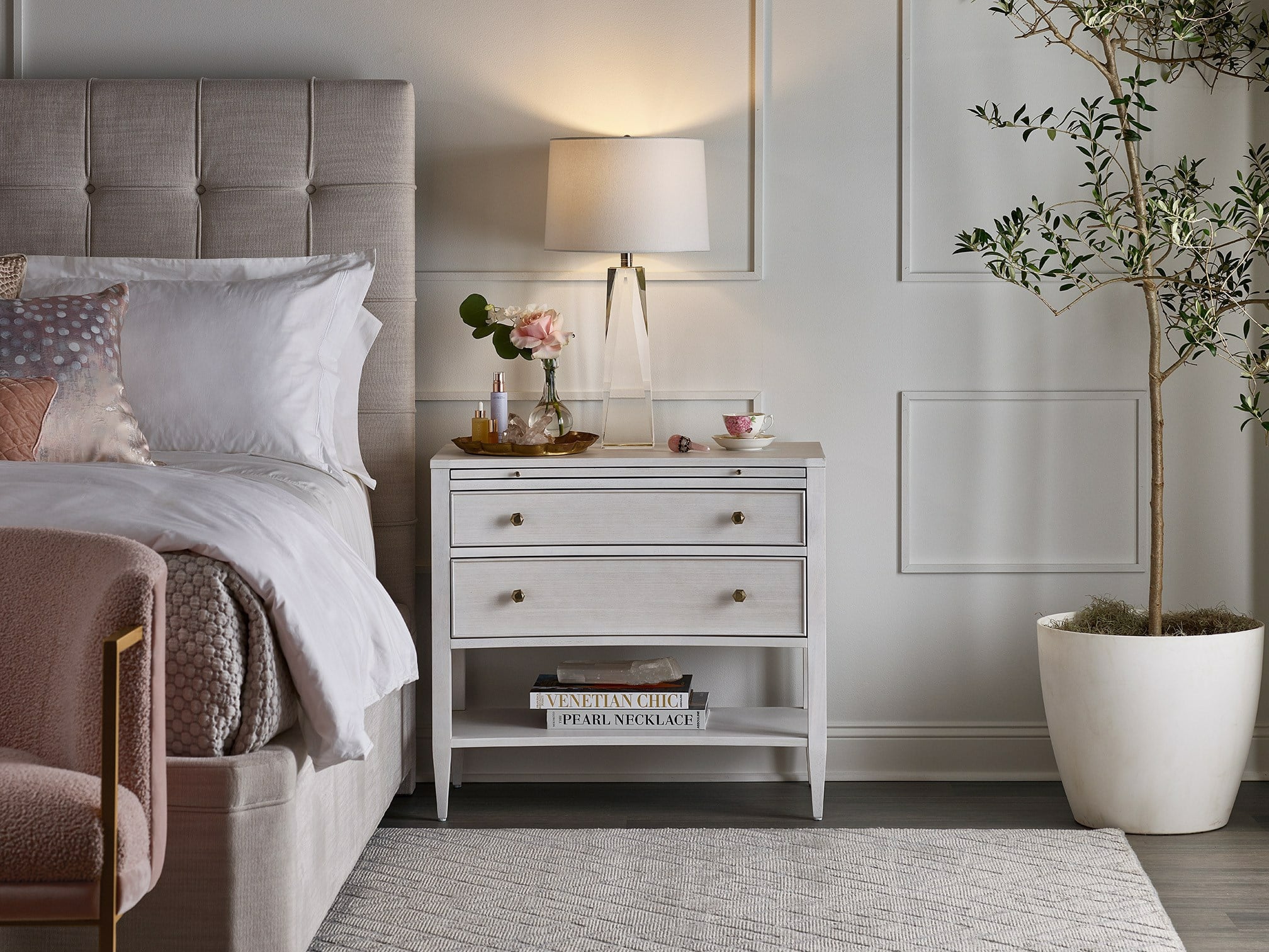 O'Connor Designs Love. Joy. Bliss. - Miranda Kerr Home Uptown King Upholstered Bed