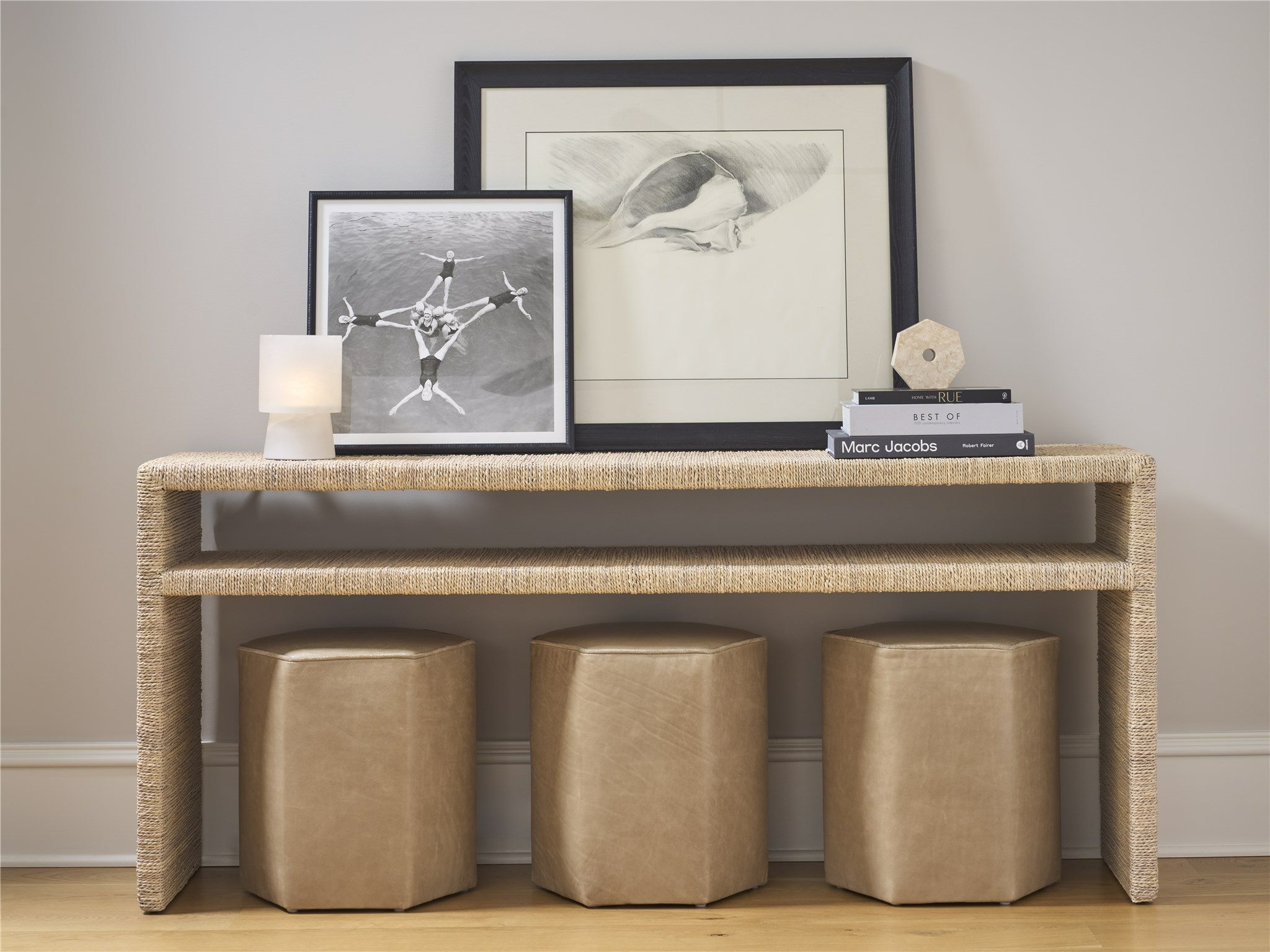 O'Connor Designs Oasis - Coastal Living Home Collection Woven Console Table