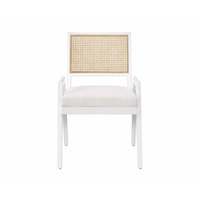 Contemporary Cane Back Dining Chair