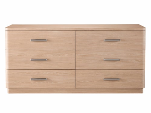 Contemporary 6-Drawer Bedroom Dresser